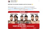 Main card announcement